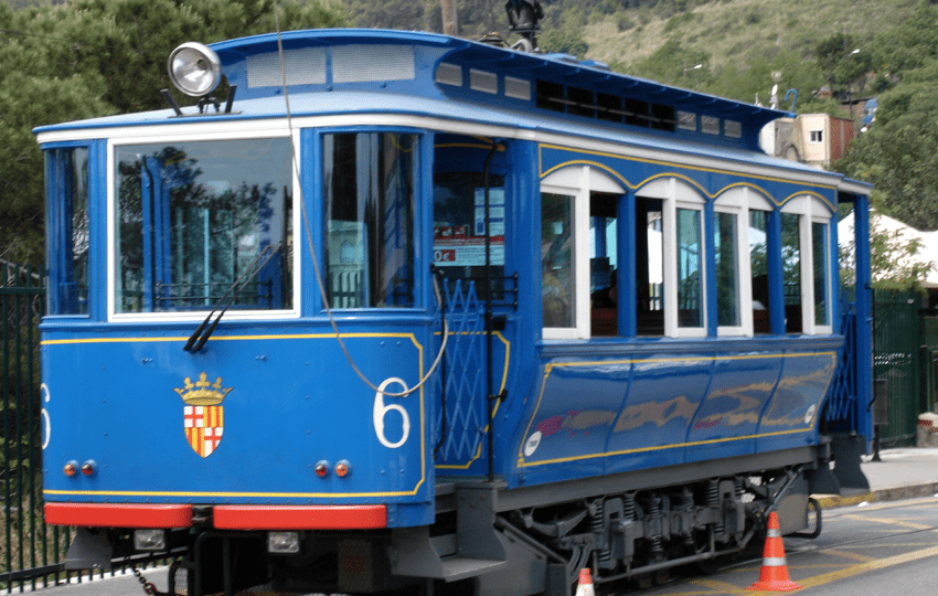 Straßenbahn Tram Barcelona hitorisch