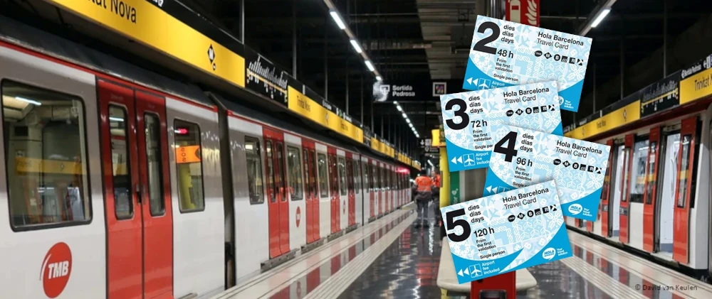 Hola Barcelona Travel Card Ticket Metro