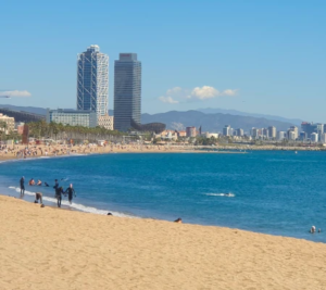 Hola Barcelona Travel Card Nahverkehr Strand